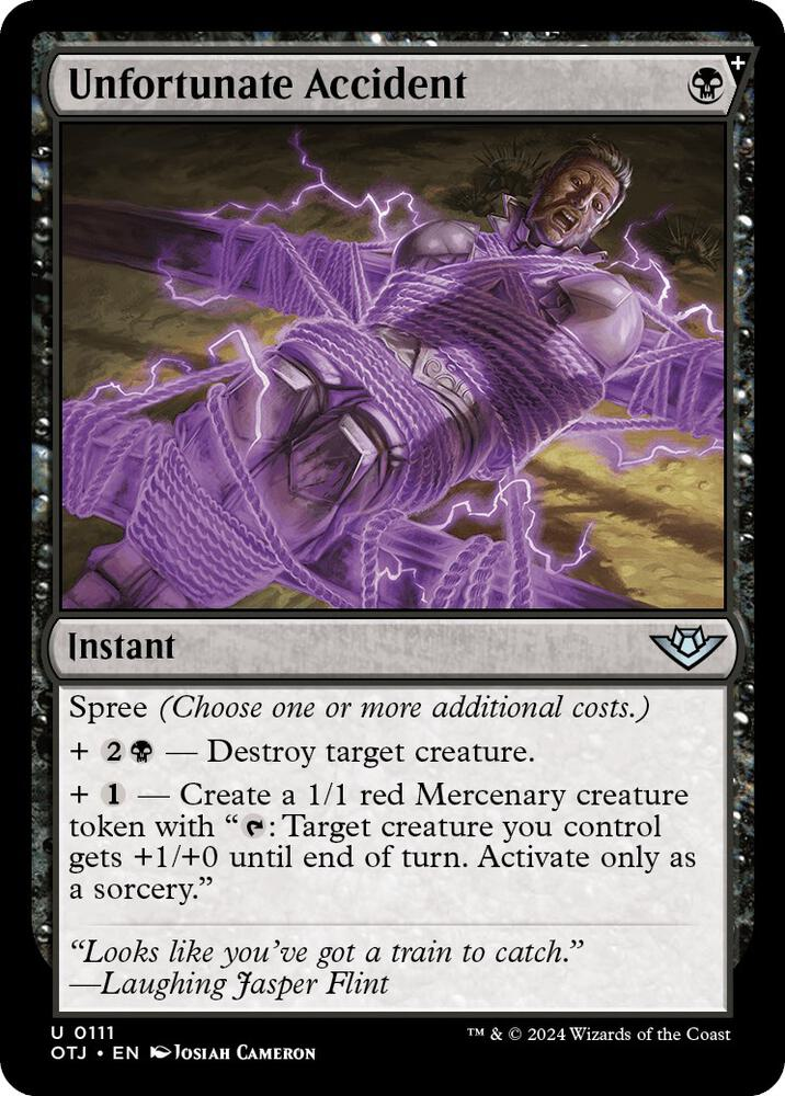 Unfortunate Accident - Outlaws of Thunder Junction (OTJ)