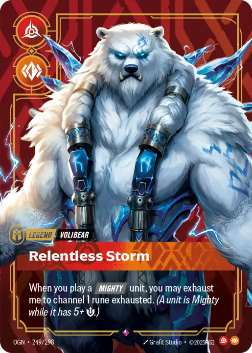Volibear Relentless Storm OGN-249