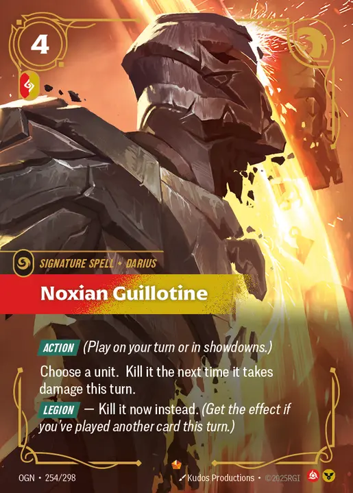 Noxian Guillotine OGN-254