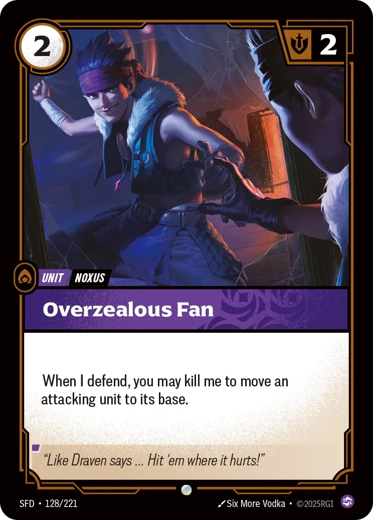 Overzealous Fan SFD-128
