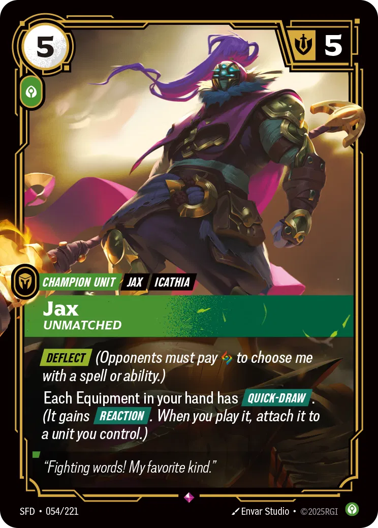Jax Unmatched SFD-054