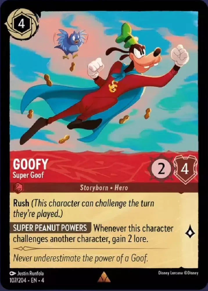 Goofy - Super Goof Character Ruby 107 /204