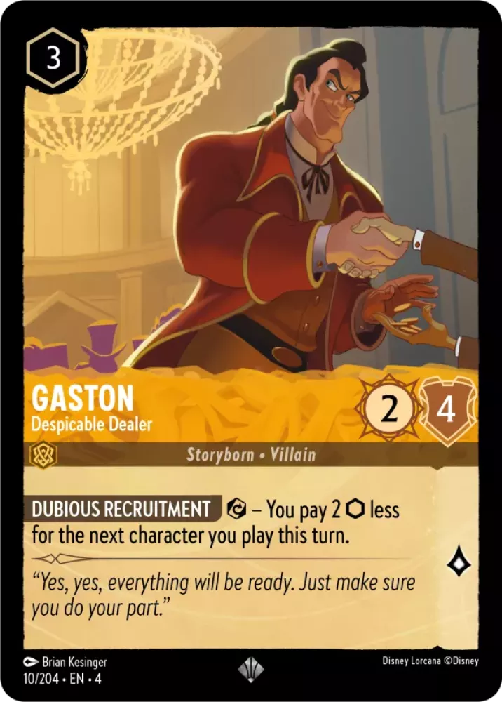 Gaston - Despicable Dealer Character Amber 10 /204