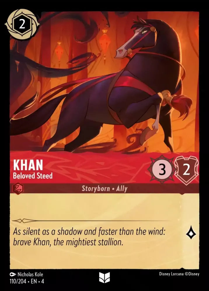 Khan - Beloved Steed Character Ruby 110 /204