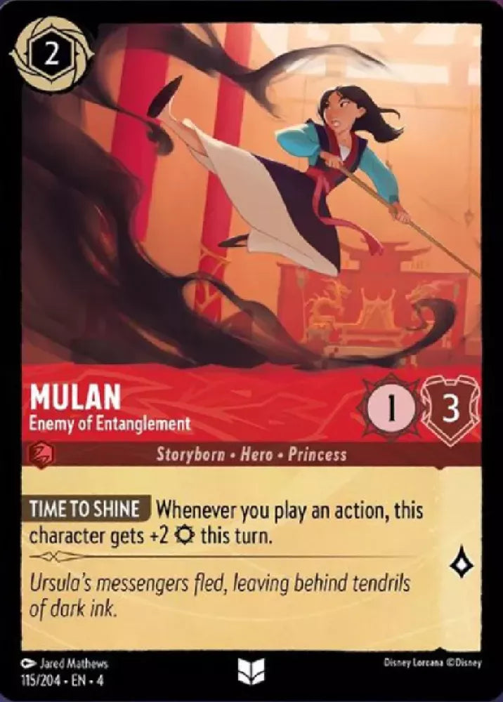 Mulan - Enemy of Entanglement Character Ruby 115 /204