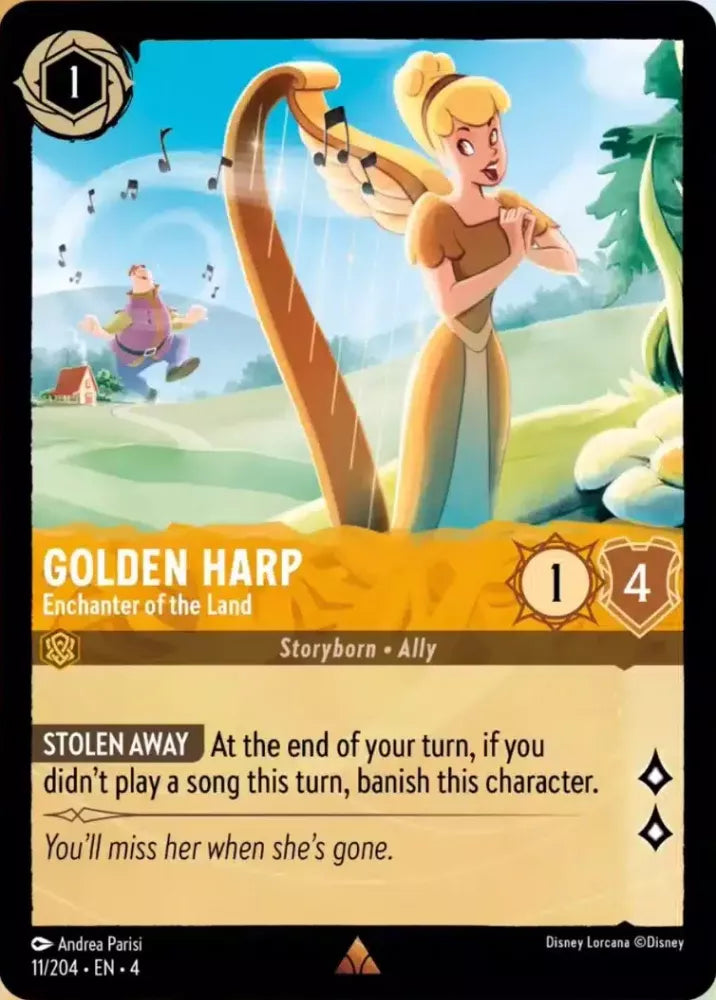 Golden Harp - Enchanter of the Land Character Amber 11 /204