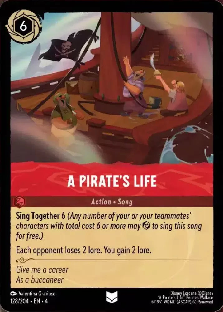 A Pirate's Life Action Ruby 128 /204