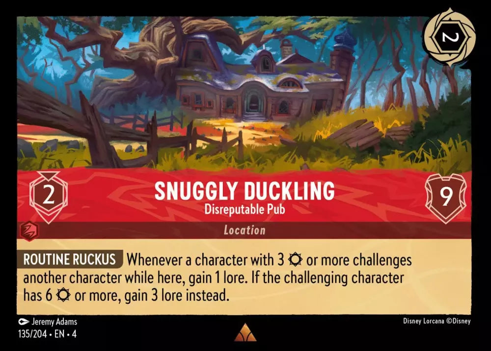 Snuggly Duckling - Disreputable Pub Location Ruby 135 /204