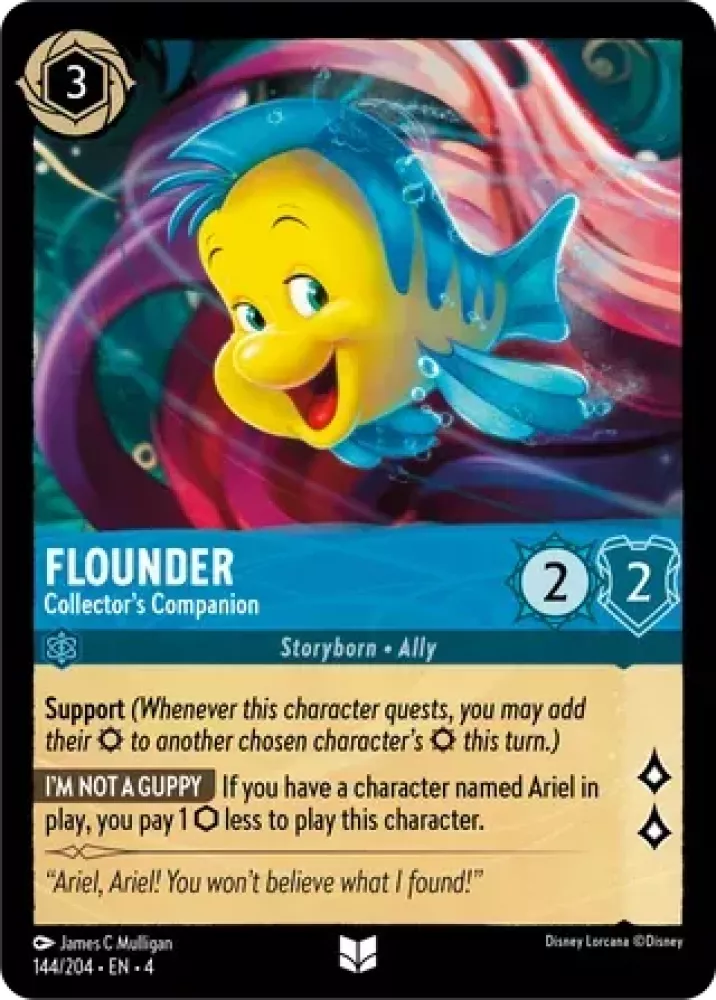 Flounder - Collector's Companion Character Sapphire 144 /204