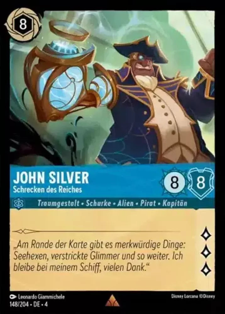 John Silver - Terror of the Realm Character Sapphire 148 /204