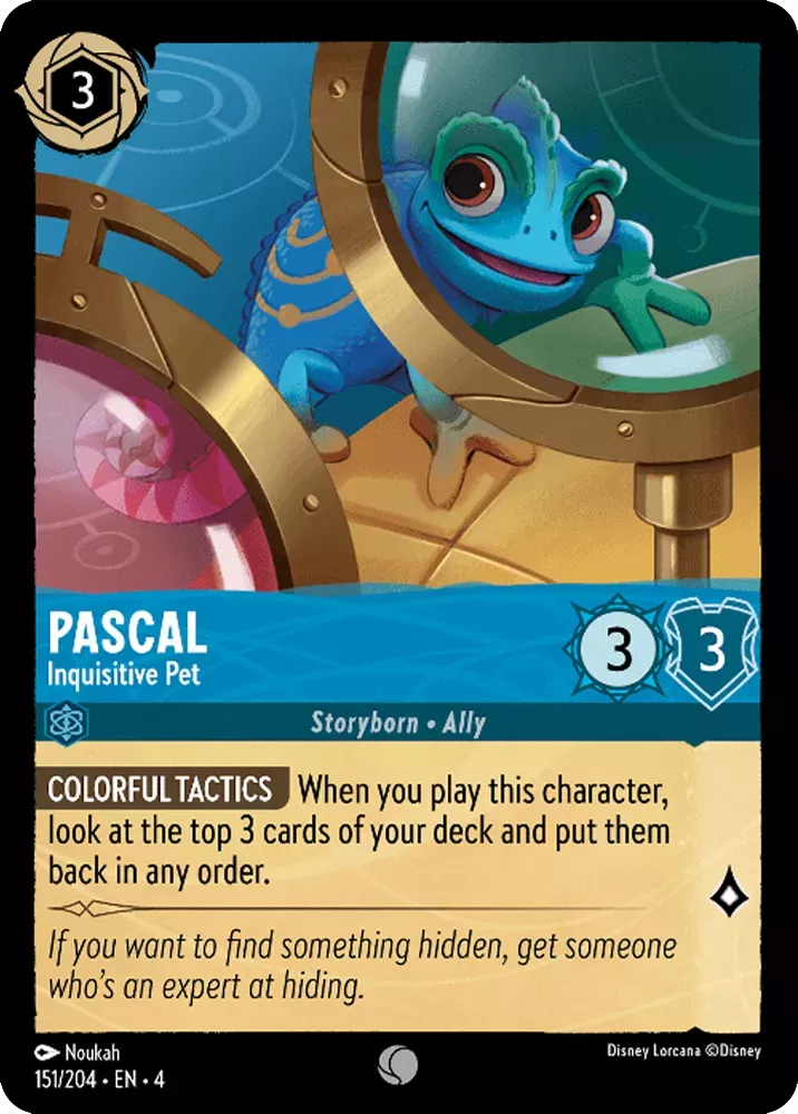 Pascal - Inquisitive Pet Character Sapphire 151 /204