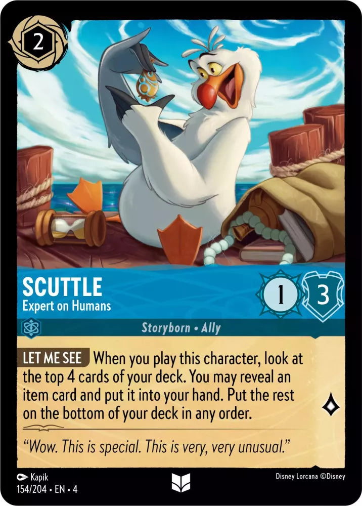 Scuttle - Expert On Humans Character Sapphire 154 /204