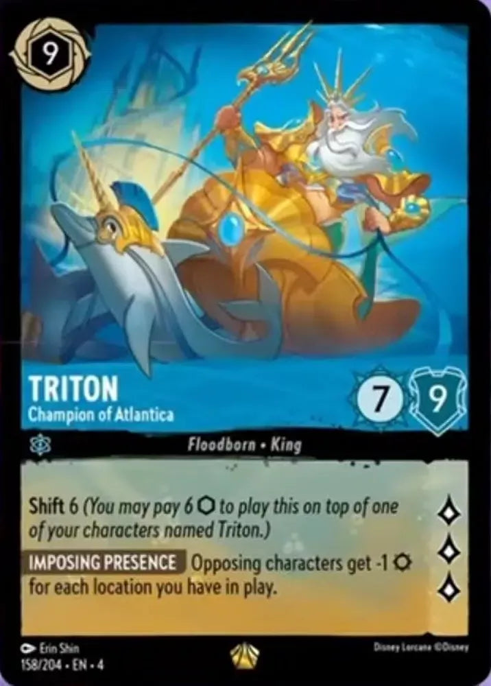 Triton - Champion Of Atlantica Character Sapphire 158 /204