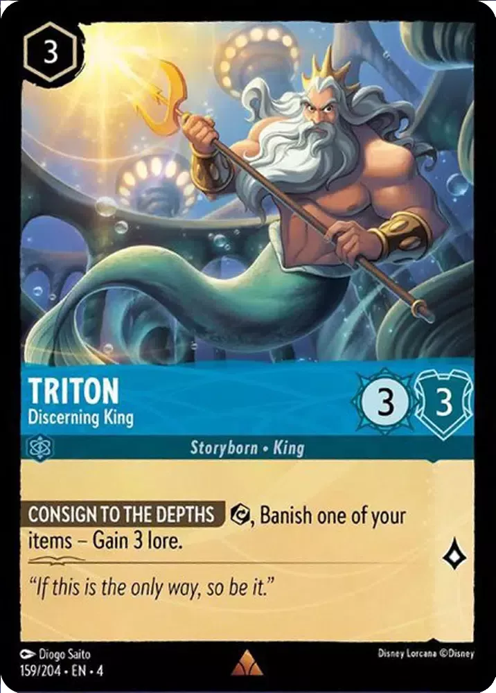 Triton - Discerning King Character Sapphire 159 /204