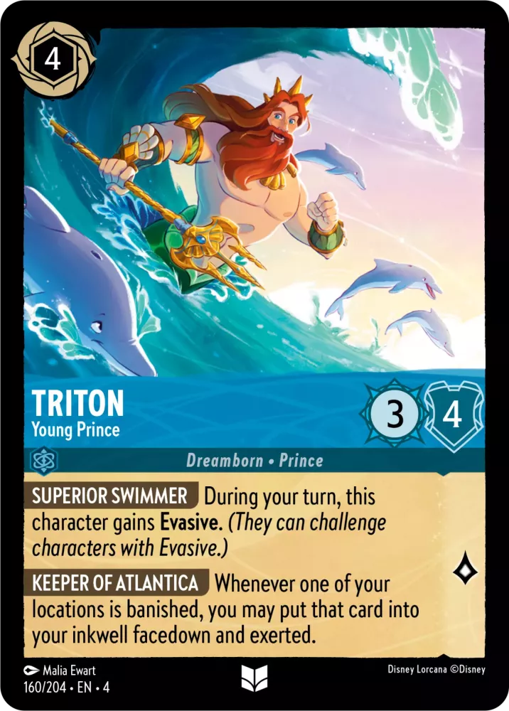 Triton - Young Prince Character Sapphire 160 /204