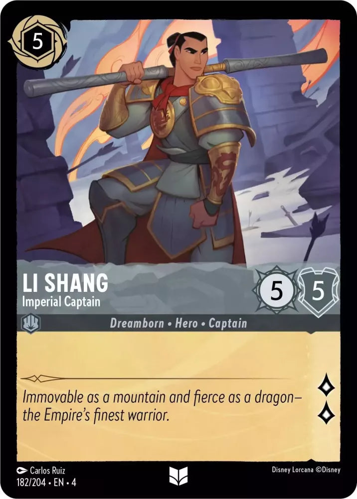 Li Shang - Imperial Captain Character Steel 182 /204