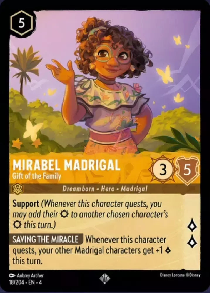 Mirabel Madrigal - Gift of the Family Character Amber 18 /204