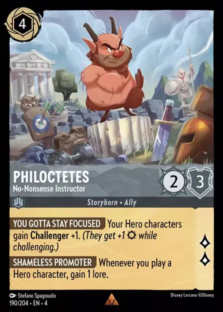 Philoctetes - No-Nonsense Instructor Character Steel 190 /204