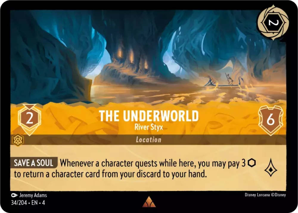 The Underworld - River Styx Location Amber 34 /204