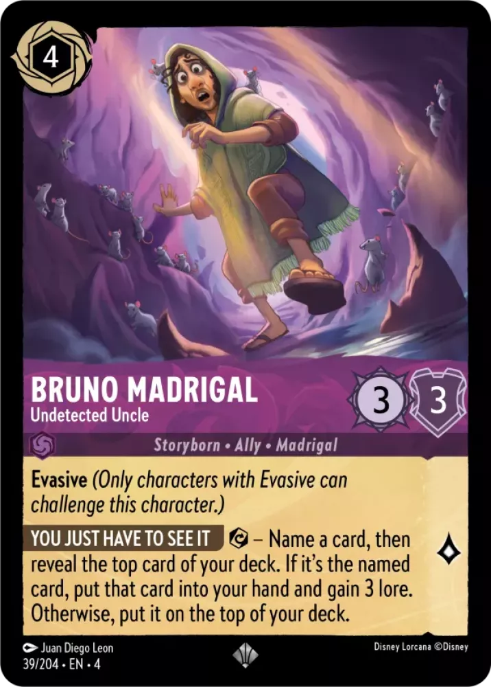 Bruno Madrigal - Undetected Uncle Character Amethyst 39 /204