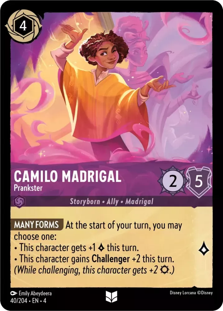 Camilo Madrigal - Prankster Character Amethyst 40 /204