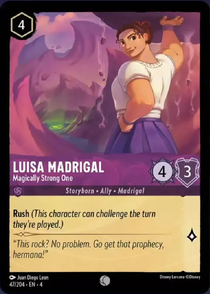 Luisa Madrigal - Magically Strong One Character Amethyst 47 /204