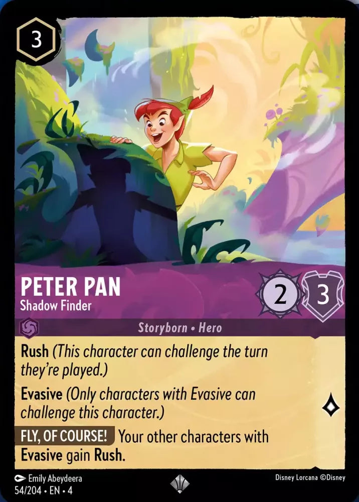 Peter Pan - Shadow Finder Character Amethyst 54 /204