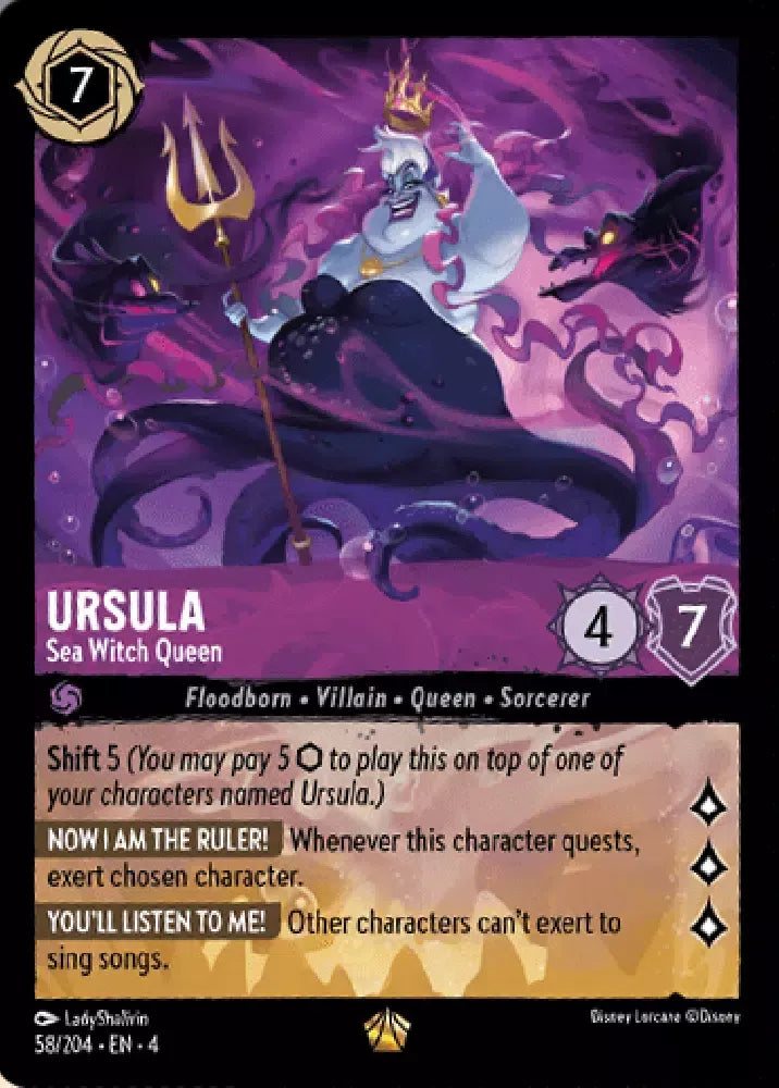 Ursula - Sea Witch Queen Character Amethyst 58 /204