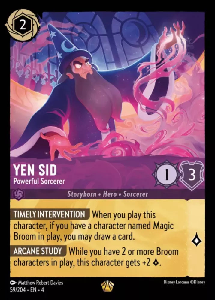 Yen Sid - Powerful Sorcerer Character Amethyst 59 /204