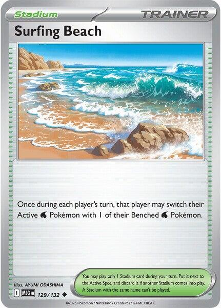 Surfing Beach - 129/132 - ME01: Mega Evolution