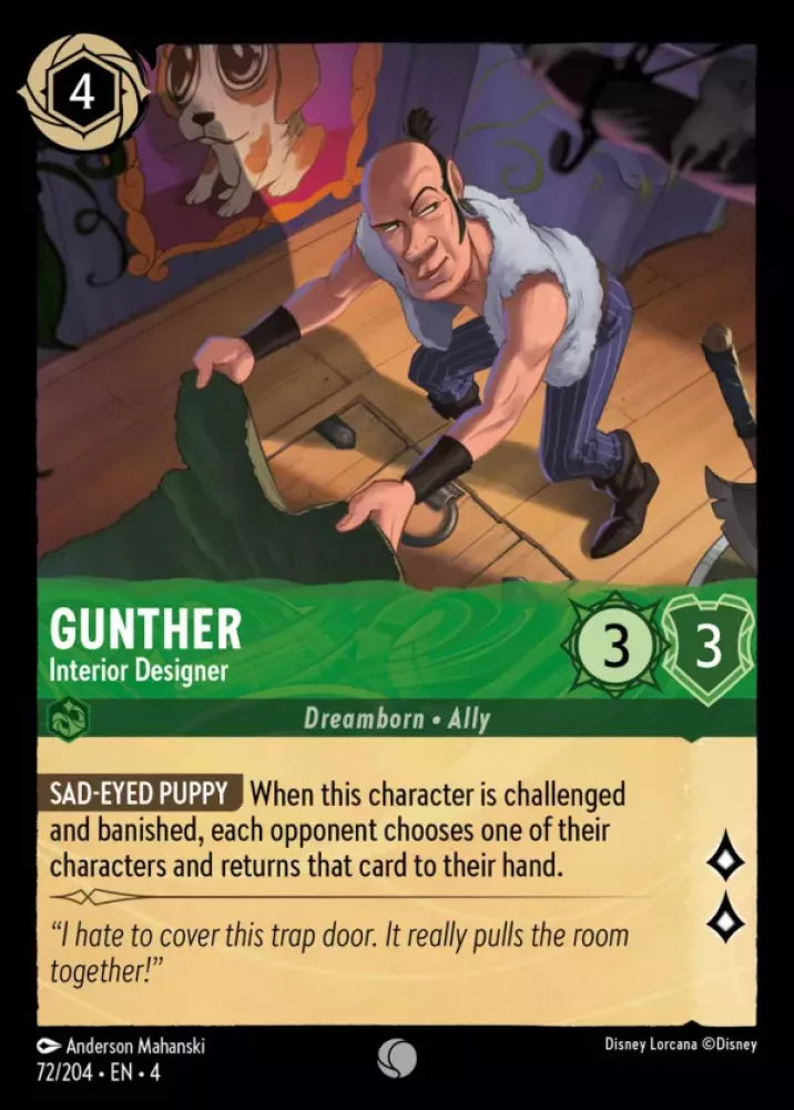 Gunther - Interior Designer Character Emerald 72 /204