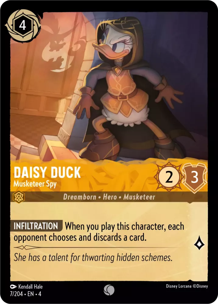 Daisy Duck - Musketeer Spy Character Amber 7 /204