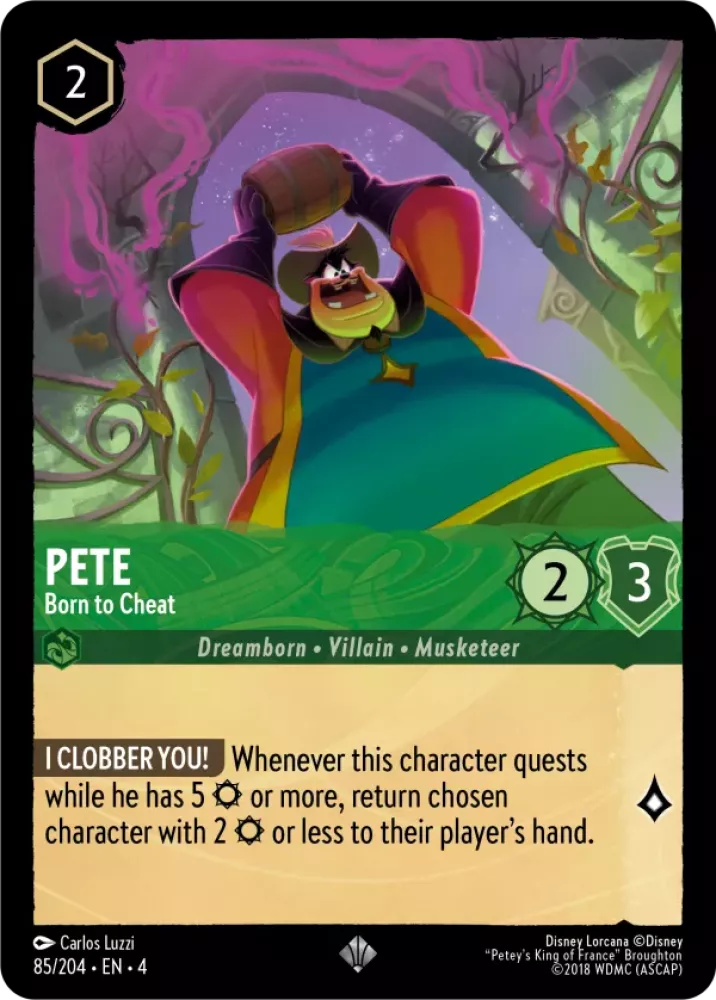 Pete - Born to Cheat Character Emerald 85 /204