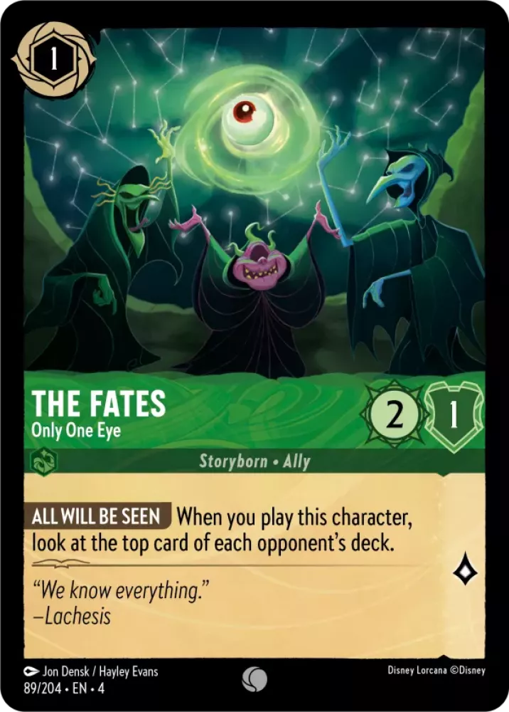 The Fates - Only One Eye Character Emerald 89 /204