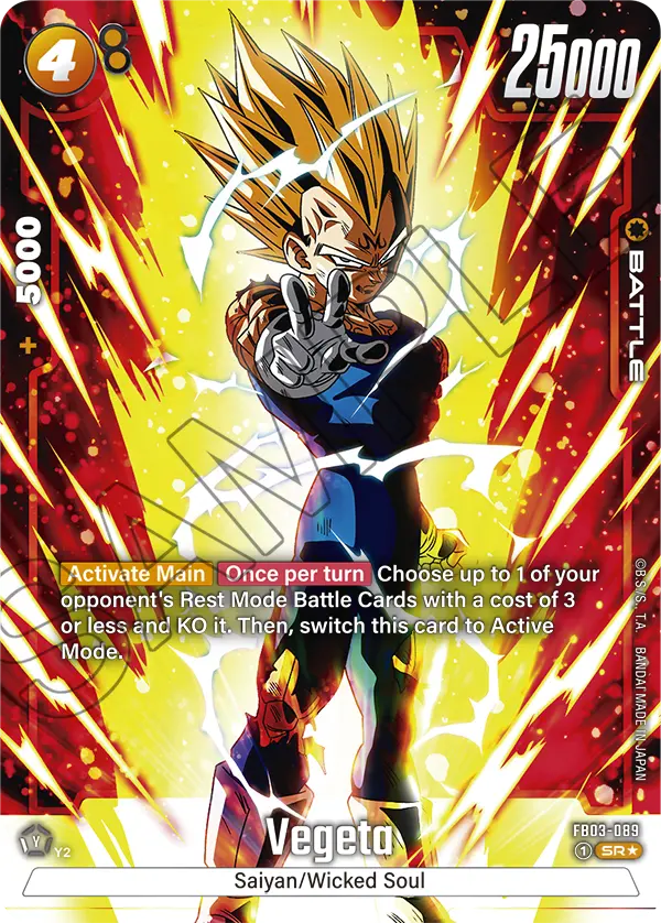 Vegeta Alternative Art