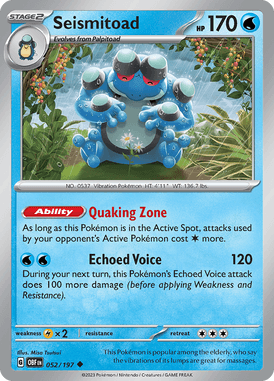 Seismitoad 52/197 Uncommon