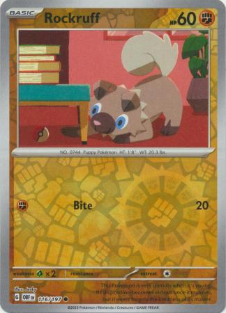 Rockruff 116/197 Common Reverse