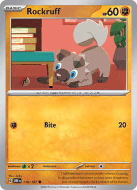 Rockruff 116/197 Common