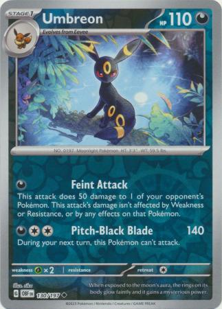 Umbreon 130/197 Uncommon Reverse