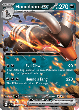 Houndoom ex 134/197 Double Rare