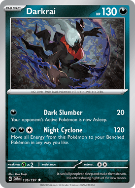 Darkrai 136/197 Rare