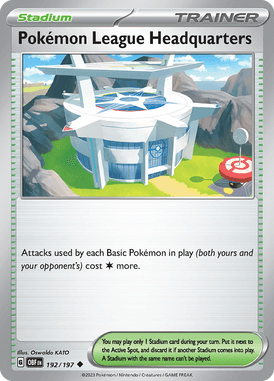 Pokémon League Headquarters 192/197 Uncommon