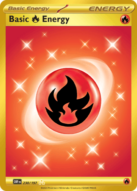 Fire Energy 230/197 Secret Rare