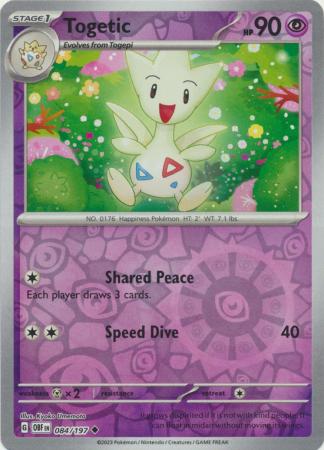 Togetic 84/197 Uncommon Reverse