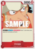 Usopp Character Rare OP01-004