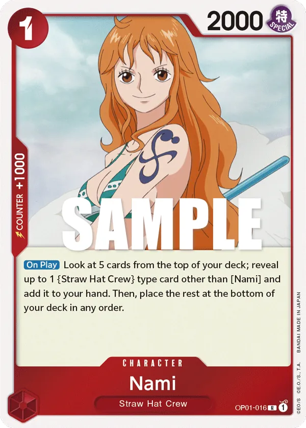 Nami Character Rare OP01-016