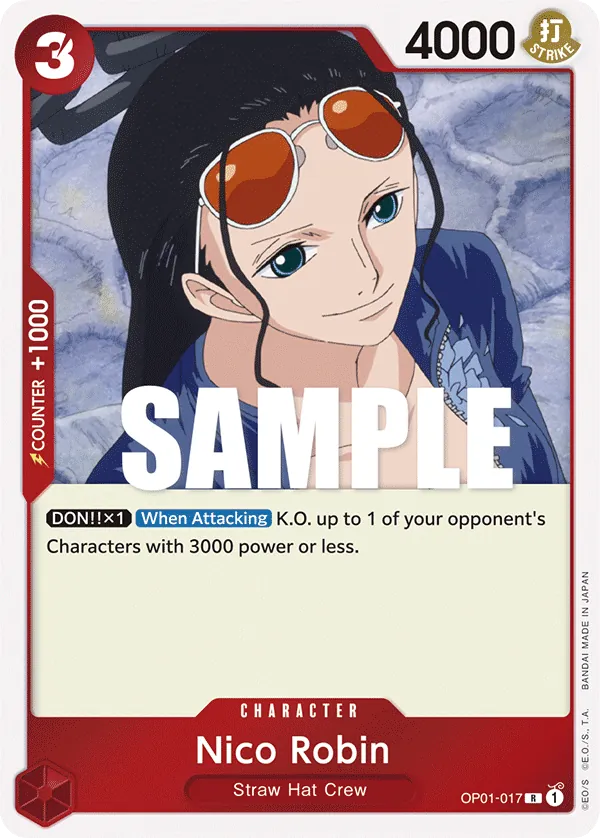 Nico Robin Character Rare OP01-017