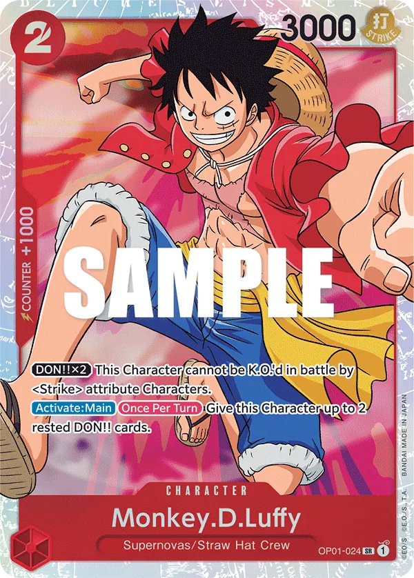 Monkey.D.Luffy Character Super Rare OP01-024