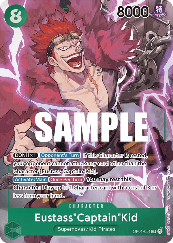 Eustass"Captain"Kid Character  OP01-051