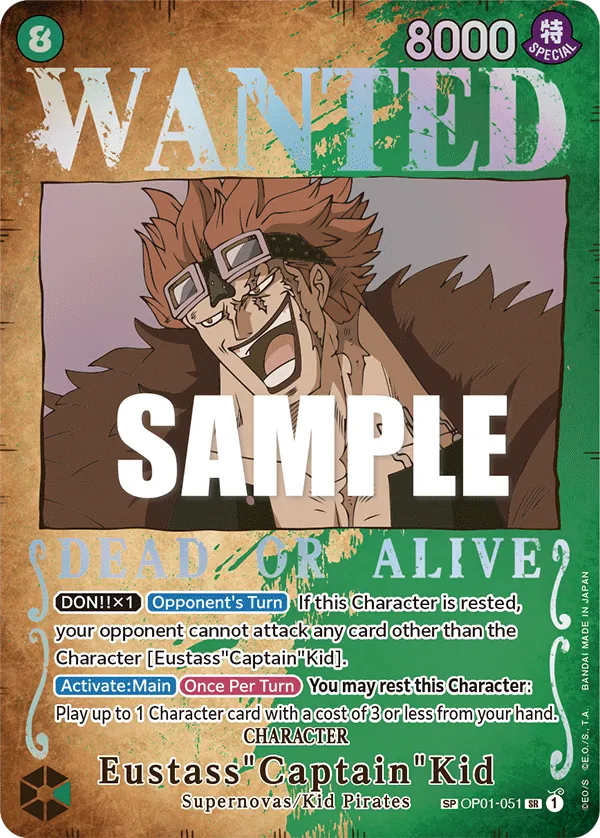 Eustass"Captain"Kid Character Special Card OP01-051